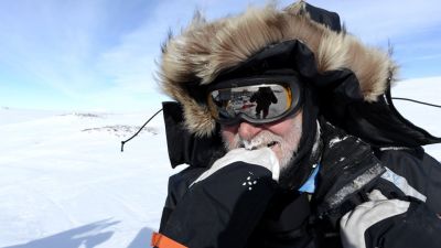 Jos Van Hemelrijck's snowy moustache - © International Polar Foundation / Jos Van Hemelrijck